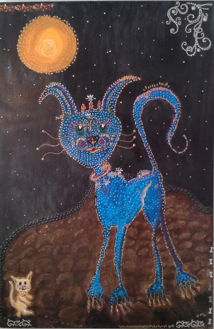 Space Cat - SOLD